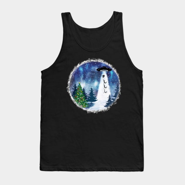 Out of this world Christmas Tank Top by Anastasiya Malakhova